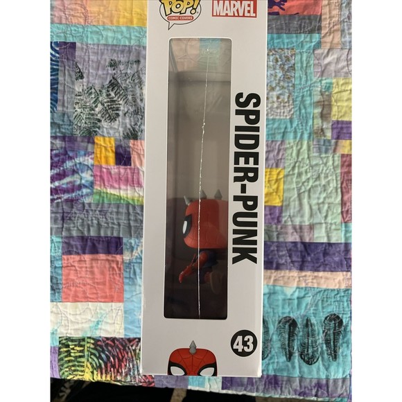 Funko Pop! Marvel Spider-Man Spider-Punk Target Exclusive Comic cover W Case New - Picture 5 of 8